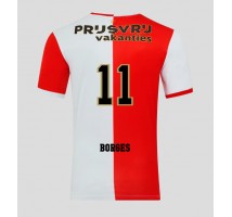 Feyenoord Goncalo Borges #11 Koszulka Podstawowa 2025-26 Krótki Rękaw